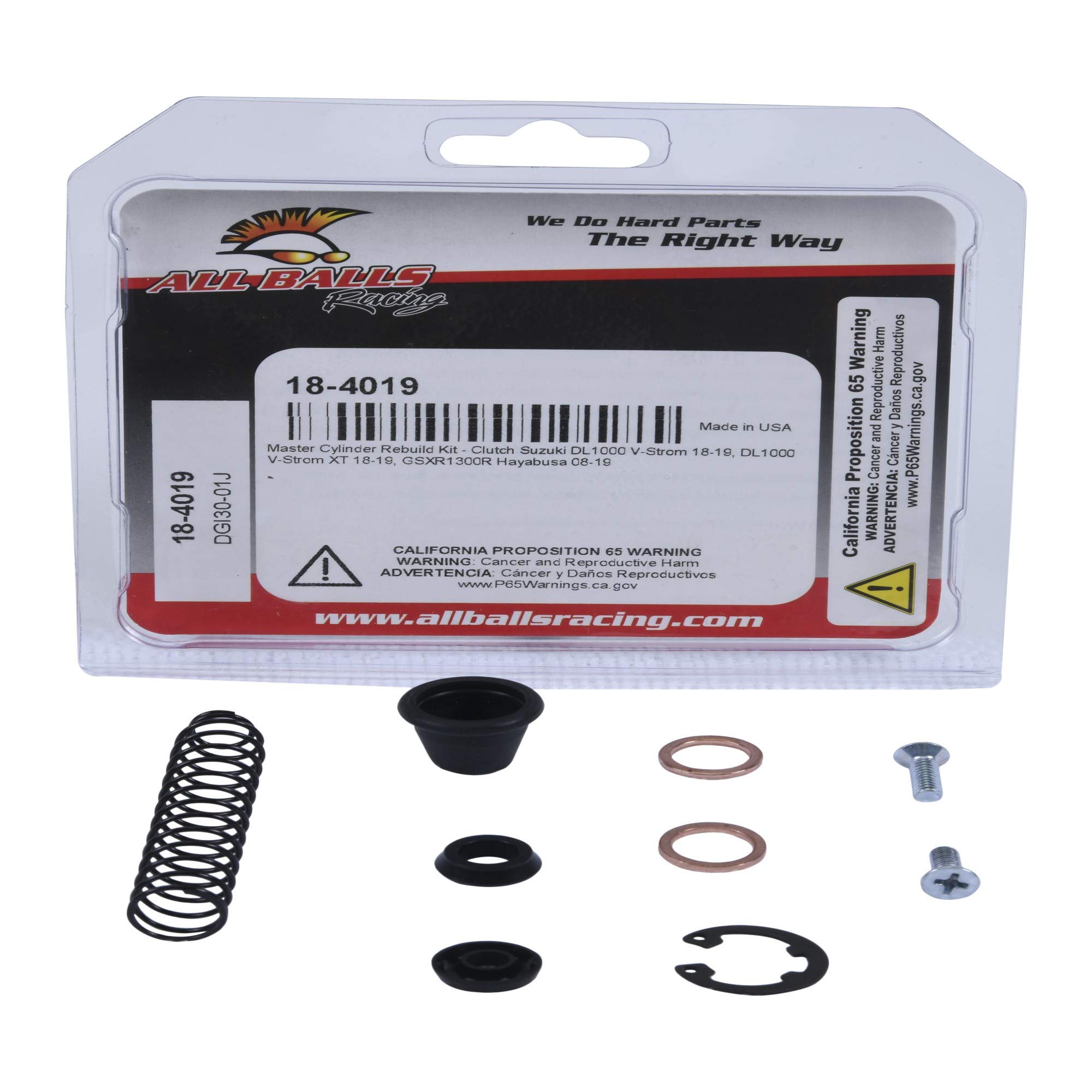 Amazon.com: All Balls Racing 18-4019 Clutch Master Cylinder Kit